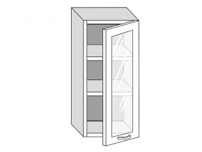 19.40.3 Шкаф настенный (h=913) на 400мм с 1-ой стекл. дверцей в Серове - serov.магазин96.com | фото