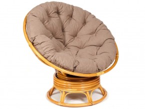 Кресло-качалка Papasan w 23/01 B с подушкой Honey, экошерсть Коричневый в Серове - serov.магазин96.com | фото