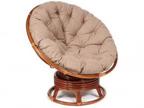 Кресло-качалка Papasan w 23/01 B с подушкой Pecan, экошерсть Коричневый в Серове - serov.магазин96.com | фото