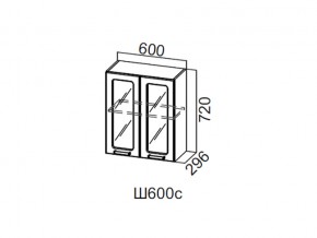 Ш600с/720 Шкаф навесной 600/720 (со стеклом) в Серове - serov.магазин96.com | фото